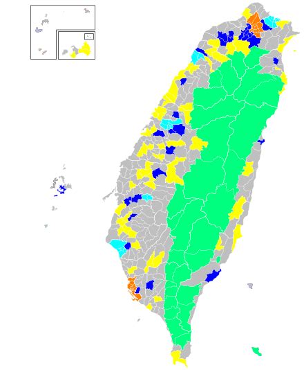 台灣 地名|中華民國臺灣地區鄉鎮市區列表